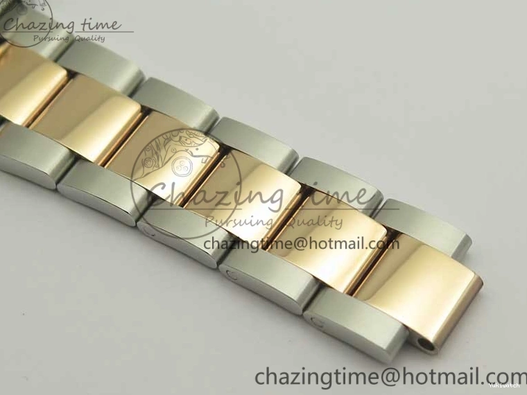 SS A2836 Dial Brown VRF Bracelet Best on SS RG 1:1 Yacht-Master 116621 Edition 0126